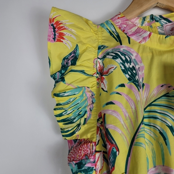 NWT Banjanan Yellow Bulbul Dress Size Large - Picture 12 of 12